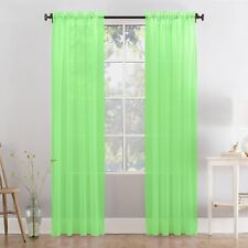 Megachest a pair of slot top voile curtain 56" wide 2 Panels