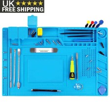 Solder Anti Static Magnetic Silicone Heat Insulation Pad Desk Work Repair Mat UK