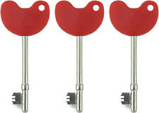 Bary 3 x NKS RADAR KEY Disabled Toilet Bathroom Door Access Braille Easy Turn