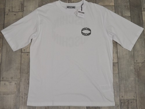 Men moschino white crew neck - men's,