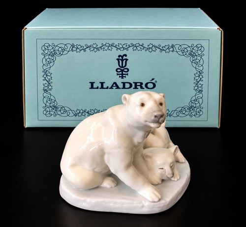 Lladro miniature polar bears - lladro,