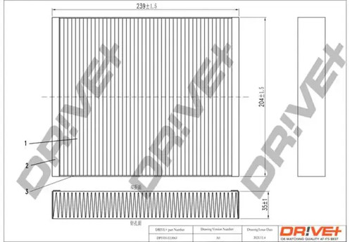 Cabin filter particulate - filter,