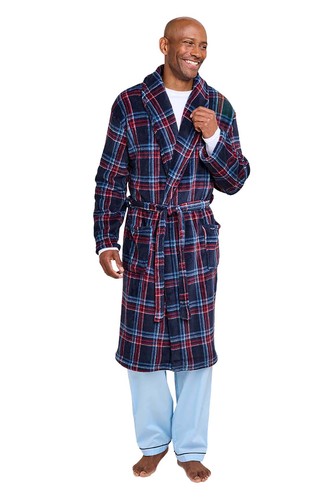 Mens thermal dressing gown - mens,