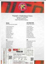 2025/26 Walsall v Cheltenham