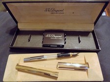 S T Dupont Gold Fountain Pen