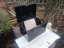 Antique 19thc Deed Box With