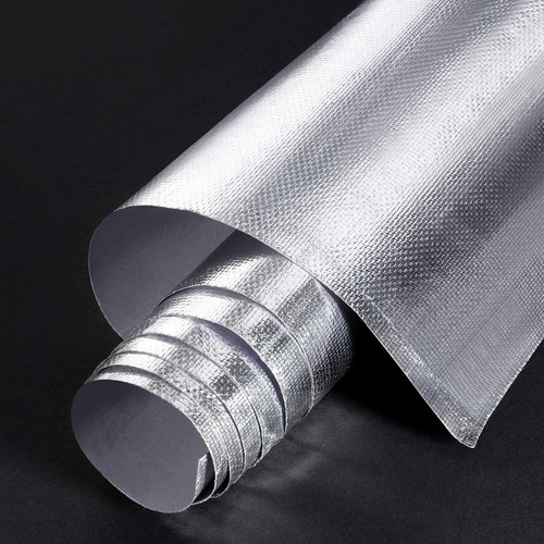 Adhesive backed aluminized - backed,