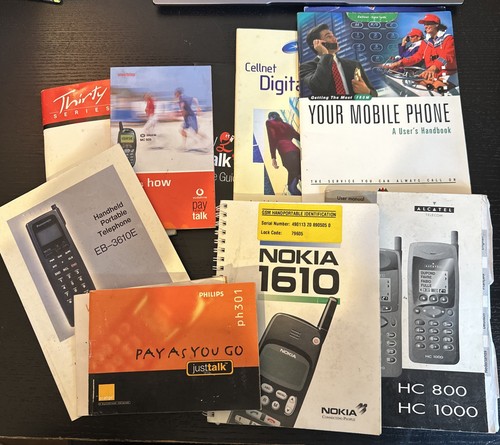 Vintage phone manuals - vintage,