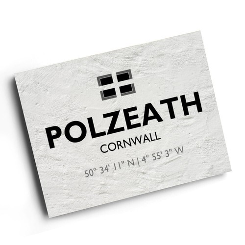 Print polzeath cornwall - a4,