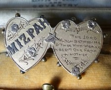 antique Victorian love heart