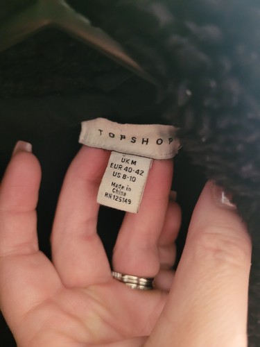 Topshop teddy coat - topshop,
