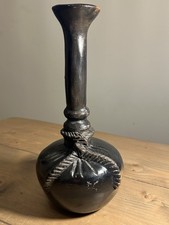 Antique ebony black ceramic - antique,