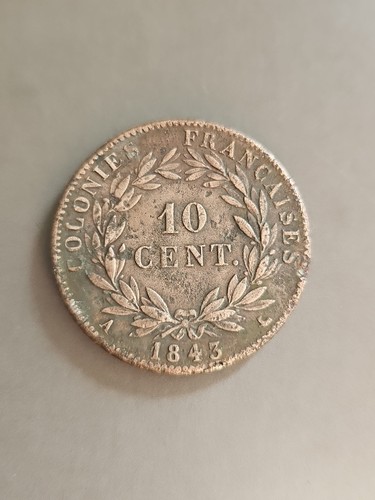 Antique 1843 french colonies - ,