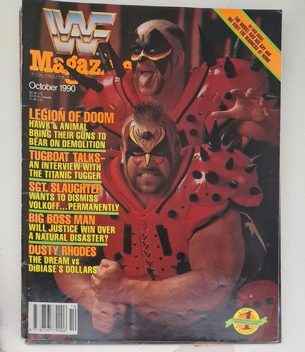 Wwf magazine october 1990 - wwf,