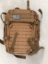 Tan Backpack Daysack 40L With  Patch NEW