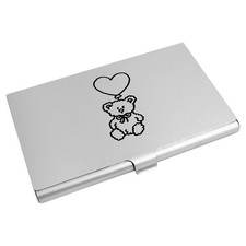 'Teddy with Heart Shaped Balloon' Business Card Holder (CH00051635)