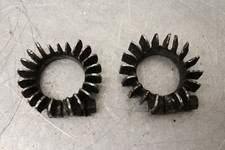 Triumph Trident and Rocket 3 exhaust clamps roses   *FREE UK Postage PR32