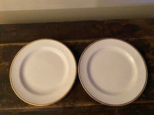 2 Wedgwood Metallised Bone