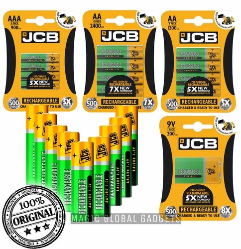 Jcb rechargeable batteries - jcb,