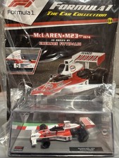 1/43 Scale McLaren M23 Emerson Fittipaldi 1974 Sealed + Display Case & Magazine