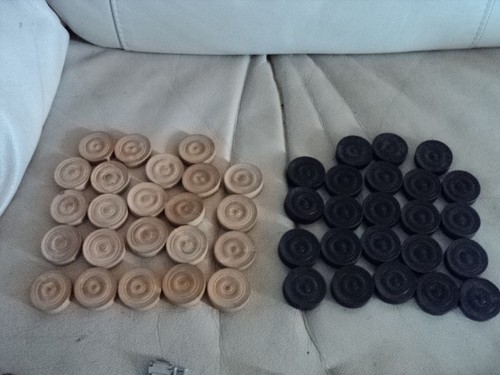 Vintage backgammon draughts - backgammon,