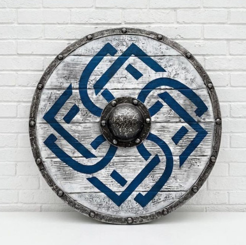 Battleworn viking shield - battleworn,