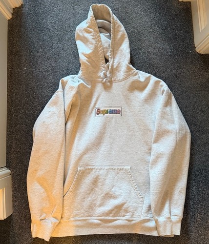Supreme box logo hoodie grey - supreme,