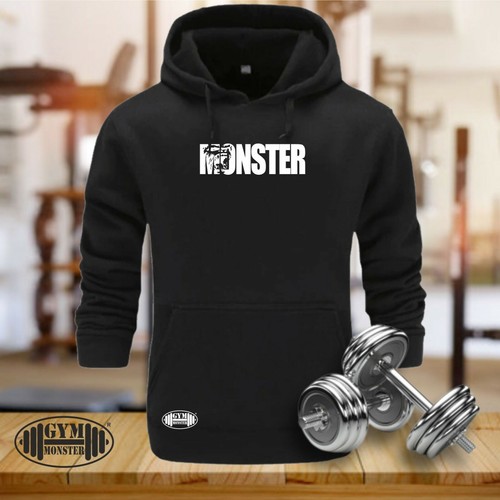 Monster hoodie gym clothing - hoodie,