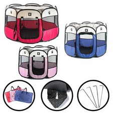 KCT FABRIC PET PLAY PEN FOR PUPPY DOG CAT RABBIT GUINEA PIG FOLDABLE TENT RUN