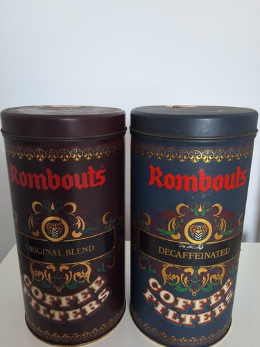 Vintage rombouts coffee - coffee, tin