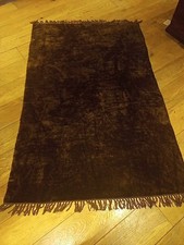 Vintage Brown Velvet chenille
