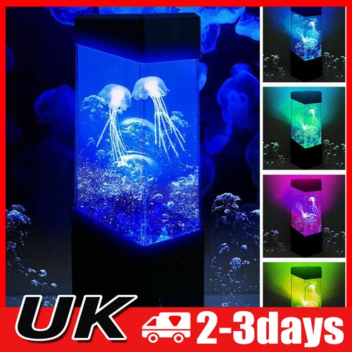 Led jellyfish lava lamp - led,