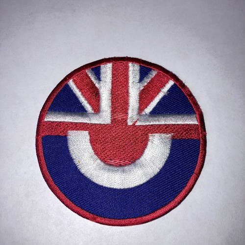 Half embroidered sew iron - half/half,
