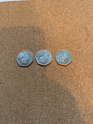 Beatrix potter 50p coin bundle - beatrix,