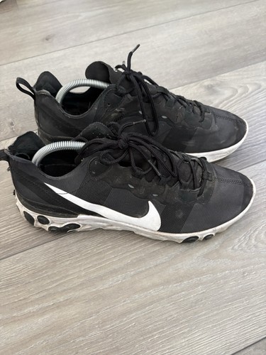 Nike react black - black/white, top