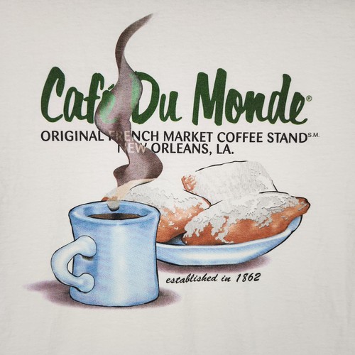 Vintage cafe monde shirt - vintage,