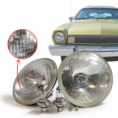 178mm e mark headlight - 7", h4