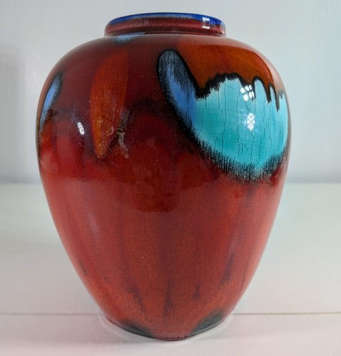 Poole pottery peacock design - ,