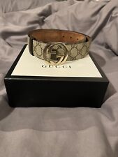 Gold Gucci Belt unisex  GG