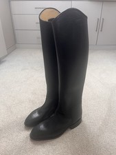 Pair of Konigs Black Leather Riding / Dressage Boots Size 5 1/2