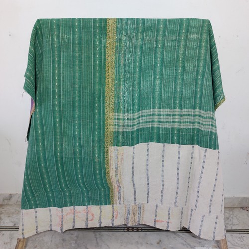Handmade cotton kantha - cotton,