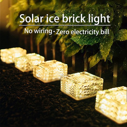 Solar ice cube light small - cube,