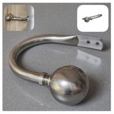 Brushed Silver Ball Curtain