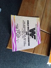 WWE WWF European Spring Tour 18/4/1993  Ticket Wrestlemania Glasgow Scotland 