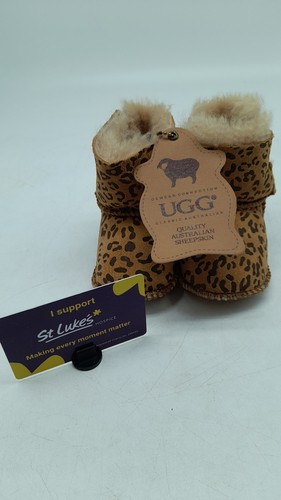Ugg baby boots size leopard - boots, s