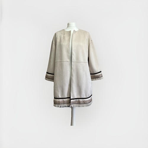 Zara faux suede jacket - faux,