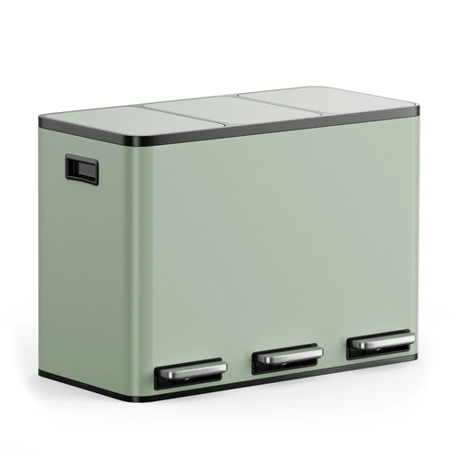 Sage green recycling kitchen - green,