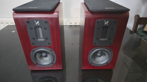 Quad speakers mahogany - s-1,