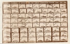 RP Military Naval Postcard - Warships At Coronation Review, Spithead, 1911.