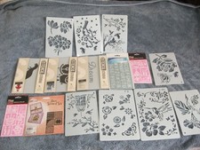 24 X Craft Stencil Bundle